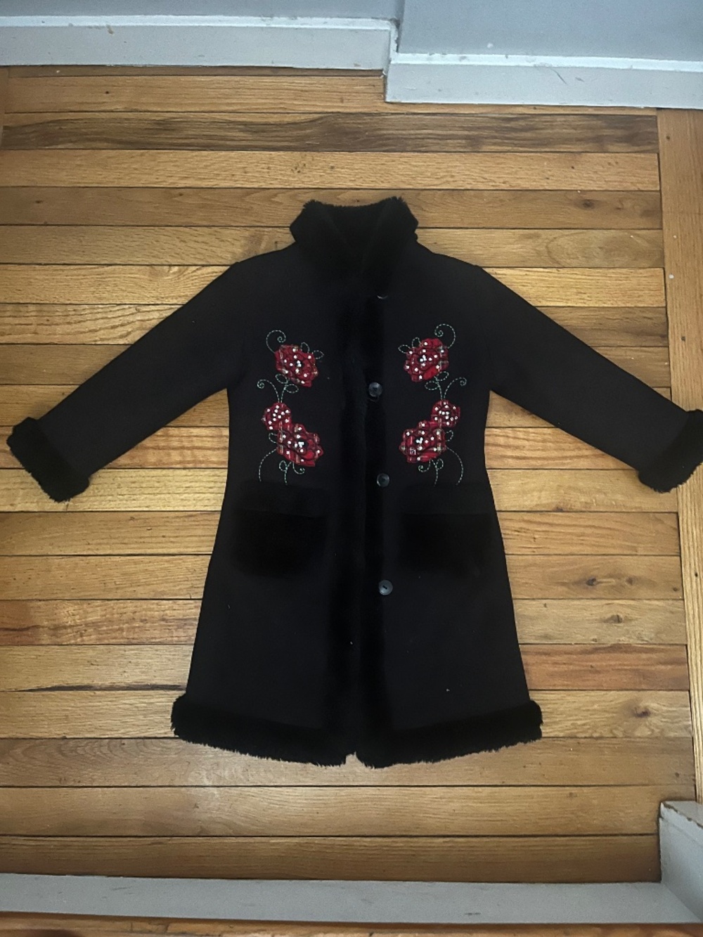 Faux fur Children’s Place coat